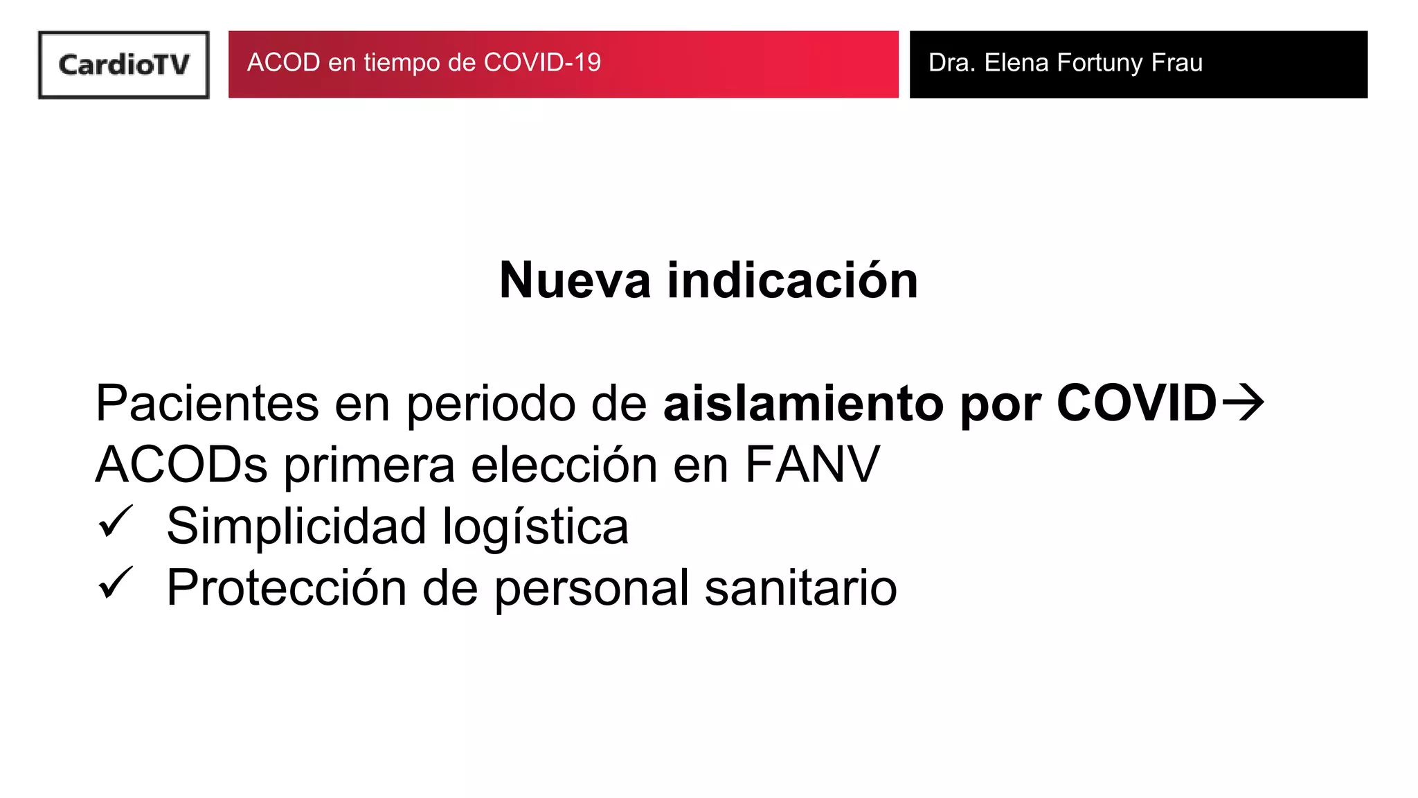 ACOD en tiempos de COVID-19 | PDF