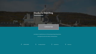 CONTACTUS
Thanks ForWatching
facebook/text twitter/textlorem@yourdomain000-000-00000
Lorem Ipsum issimplydummy text of theprinting andtypesettingindustry.
Lorem Ipsum hasbeenthe industry'sstandarddummy.
 