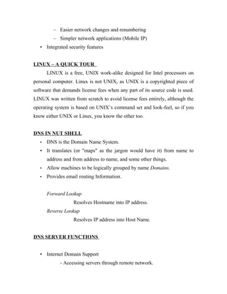 Building Linux IPv6 DNS Server (Draft Copy)