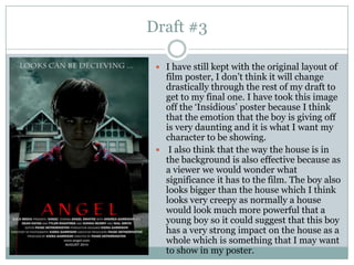 Poster First Draft Example Draft layouts for poster | PPTX