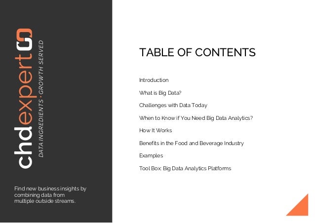 Big Data Analytics In The Food And Beverage Industry