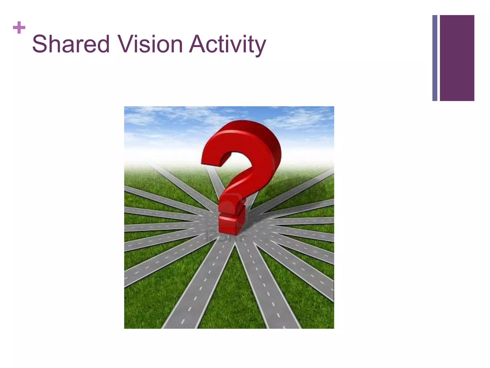 +
    Shared Vision Activity
 