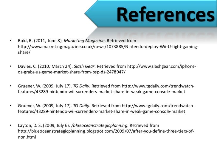 nintendo blue ocean strategy