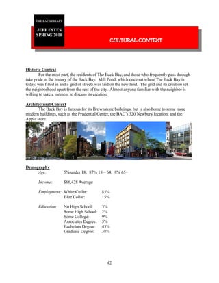 BAC Library Building Program | PDF