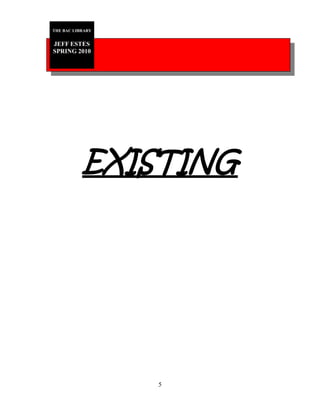 BAC Library Building Program | PDF