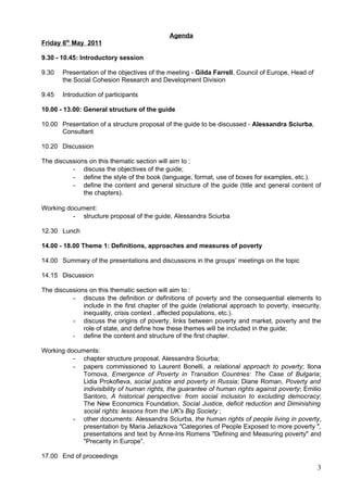 Draft agenda 6 9 mai en 