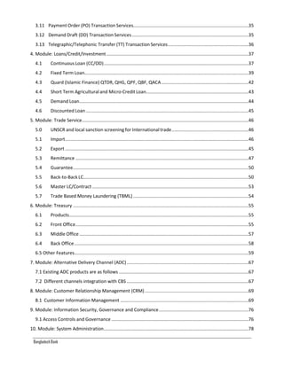 Banking Guideline on Core Banking Solution | PDF