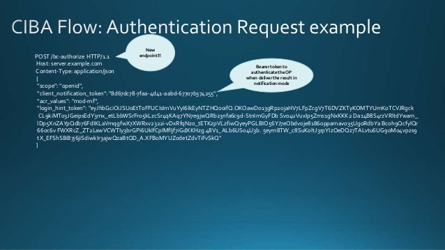 x-www-form-urlencoded request example Client Initiated Authentication Backchannel (CIBA)