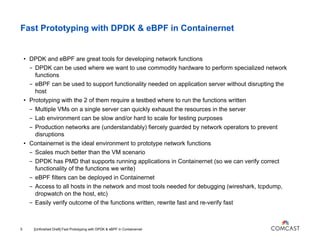 [Draft] Fast Prototyping with DPDK and eBPF in Containernet | PPT