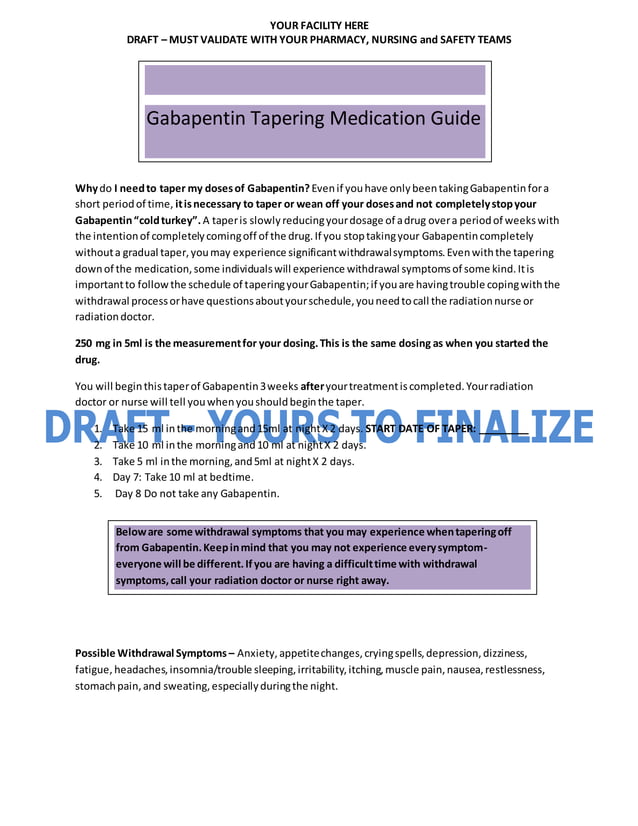 gabapentin contraindications and precautions