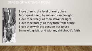 Next Level Poem Drafting-a-Poem. Creating a poem and its parts | PPTX