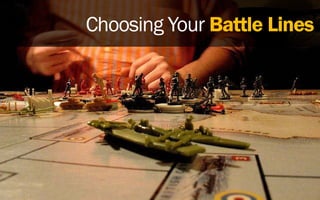 Choosing Your Battle Lines
 