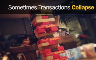 Sometimes Transactions Collapse
 