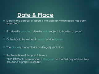 DRAFTING OF DEEDS Adv.Unnikrishnan[1901].pptx