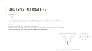 How Line Draft Drafting techniques in Building Materials and Construction | PDF