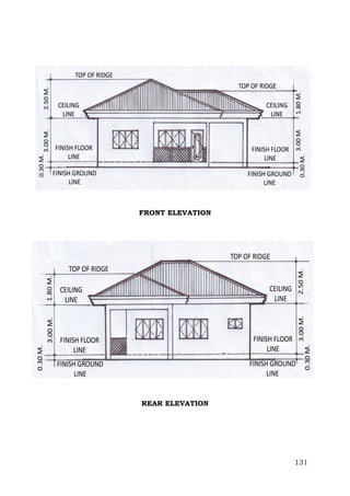 FRONT ELEVATION

REAR ELEVATION

131

 