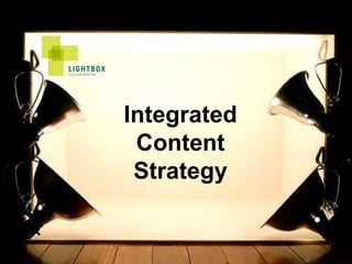 Integrated
 Content
 Strategy
 