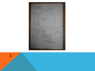Draft layouts for film magazine cover | PPTX