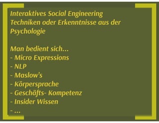 Social Engineering public administration 2020