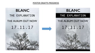POSTER DRAFTS PROGRESS
 