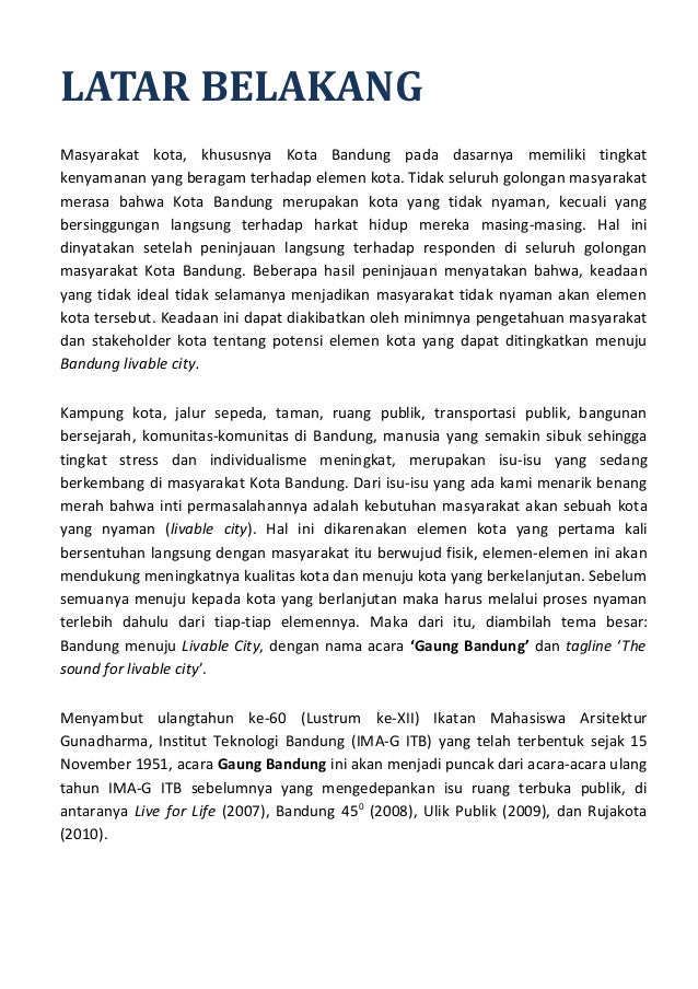 Draft Proposal Gaung Bandung