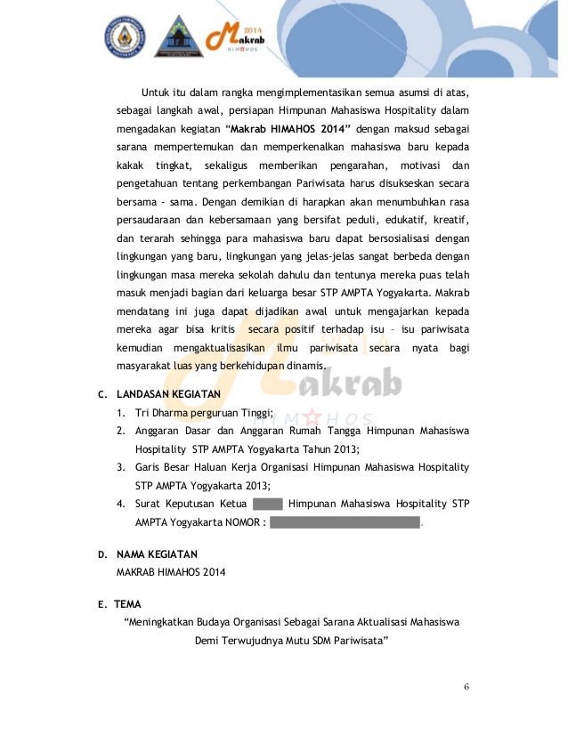 Proposal Makrab Himpunan Buku Sekolah