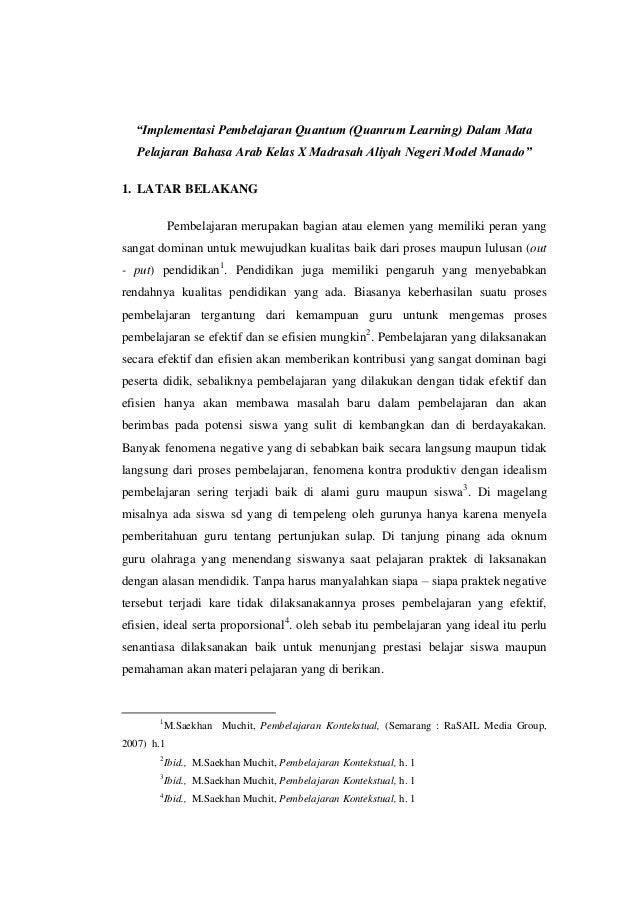 Draft Quantum Learning