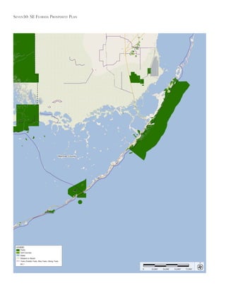 Seven50: Se Florida ProSPerity Plan
18,000’ 36,000’ 54,000’ 72,000’0
Monroe County
LEGEND
Parks
Golf Courses
Water
Wetland or Marsh
Trails (Paddle Trails, Bike Trails, Hiking Trails,
etc.)
 