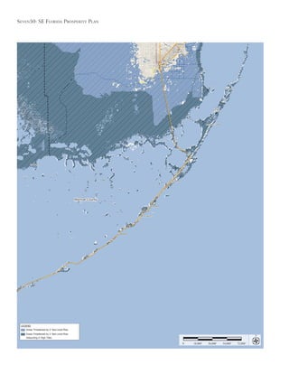 Seven50: Se Florida ProSPerity Plan
18,000’ 36,000’ 54,000’ 72,000’0
Monroe County
LEGEND
Areas Threatened by 2’ Sea Level Rise
Areas Threatened by 2’ Sea Level Rise
(Assuming 3’ High Tide)
 