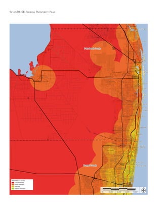 Seven50: Se Florida ProSPerity Plan
18,000’ 36,000’ 54,000’ 72,000’0
Palm Beach County
Broward County
WALKABILITY LEVEL
Car-Dependent
Rarely Walkable
Walkable
Walkers’ Paradise
 