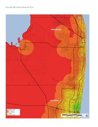Seven50: Se Florida ProSPerity Plan
18,000’ 36,000’ 54,000’ 72,000’0
Palm Beach County
Broward County
WALKABILITY LEVEL
Car-Dependent
Rarely Walkable
Walkable
Walkers’ Paradise
 