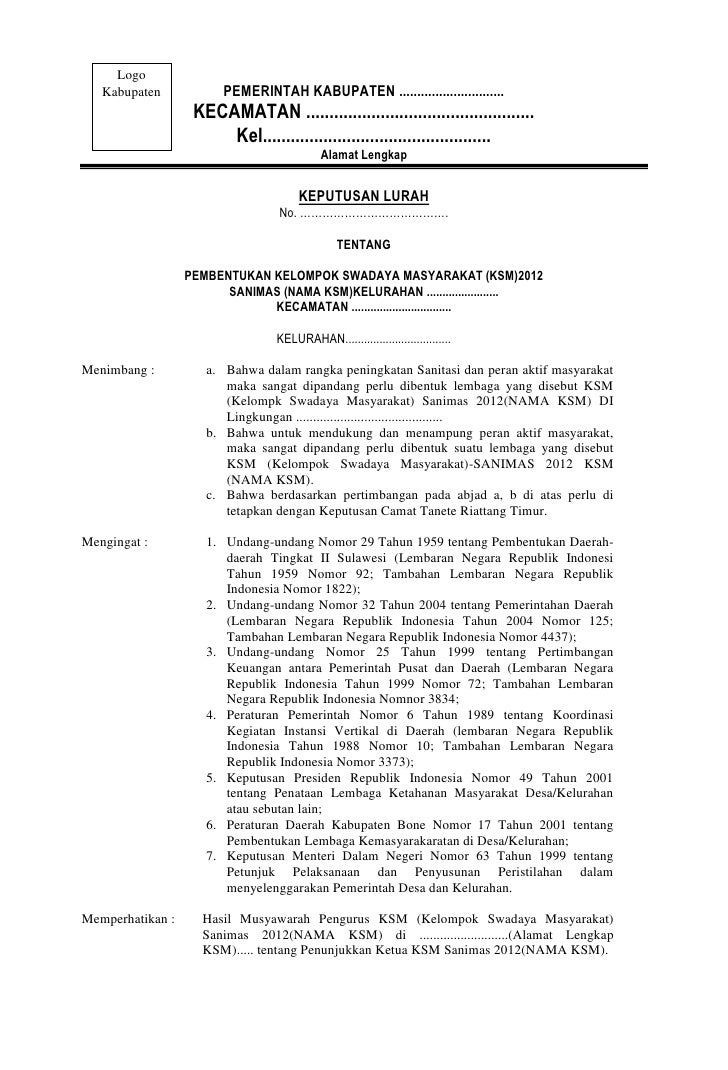 Draft sk ksm sanimas 2012