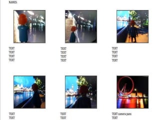 Draft storyboard