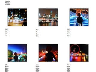 Draft storyboard