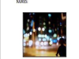 Draft storyboard