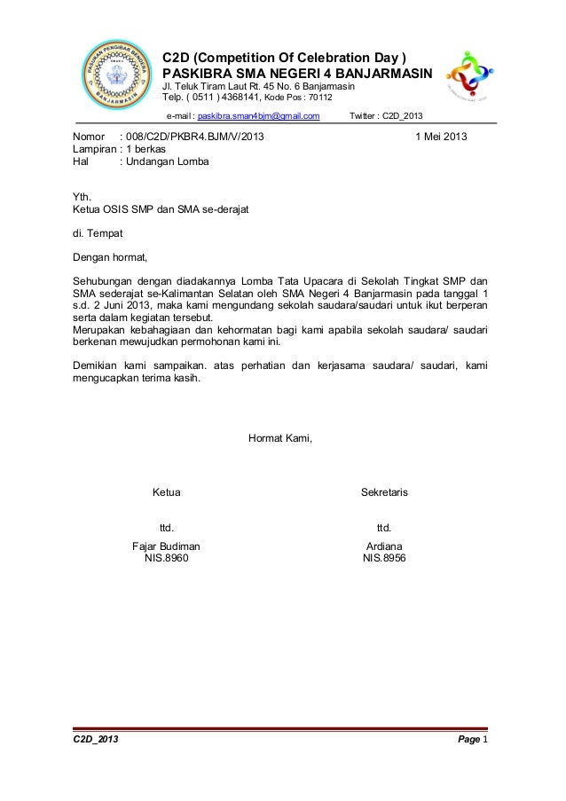 Contoh Surat Undangan Resmi Ipnu Ippnu - Modif L