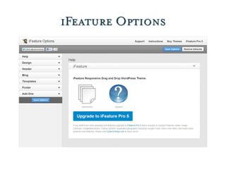 iFeature Options
 