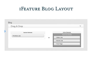 iFeature Blog Layout
 