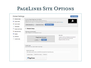 PageLines Site Options
 