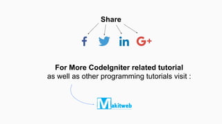 Drag and drop file upload with Dropzone in CodeIgniter | PDF