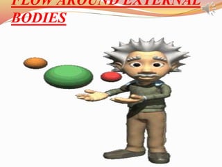 FLOW AROUND EXTERNAL
BODIES
 