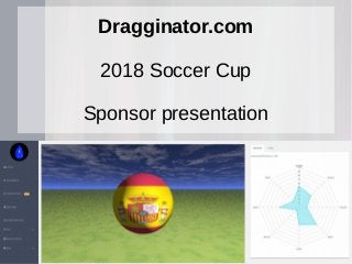 Dragginator.com
2018 Soccer Cup
Sponsor presentation
 
