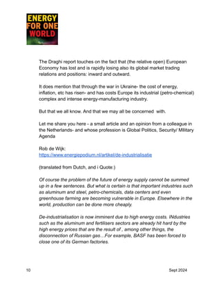 Draghi's The Future of European Competitiveness Report - _ We needs ...