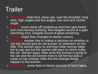 Trailer


http://www.youtube.com/wa
 tch?v=BUZTybLlWKI&featu
 re=player_embedded
 