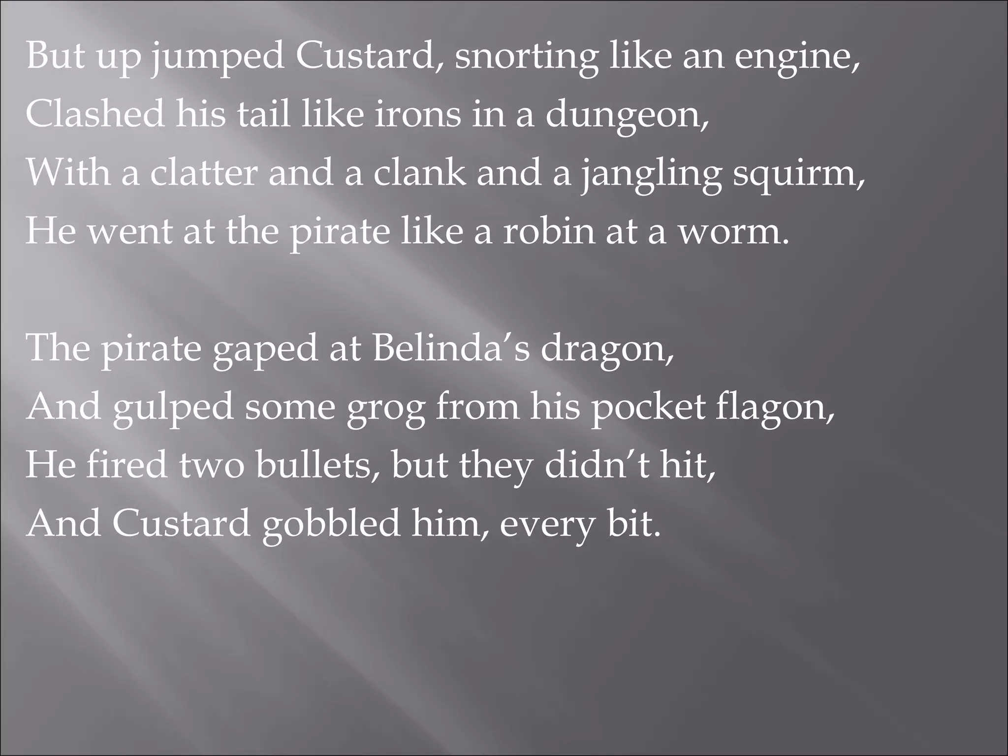 The Tale Of Custard The Dragon PPT the-tale-of-custard-the-dragon-ppt