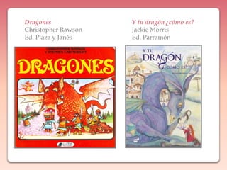 Y tu dragón ¿cómo es?Jackie MorrisEd. ParramónDragonesChristopher RawsonEd. Plaza y Janés