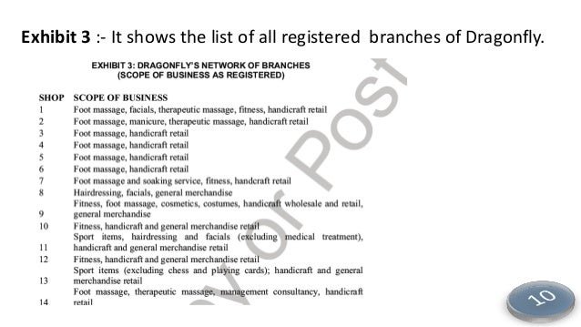 Dragonfly case study answers picture