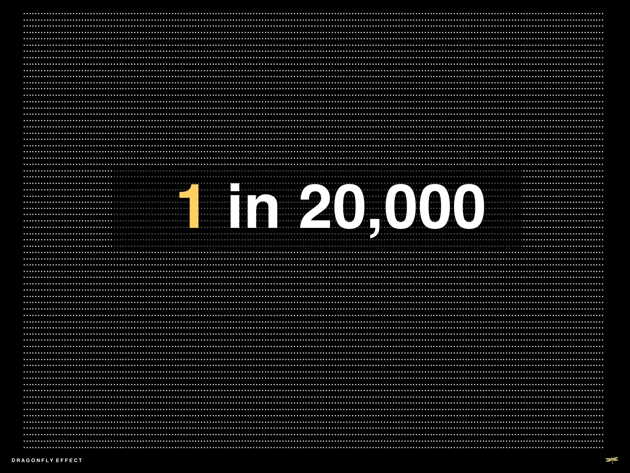 1 in 20,000!


DRAGONFLY EFFECT   !
 
