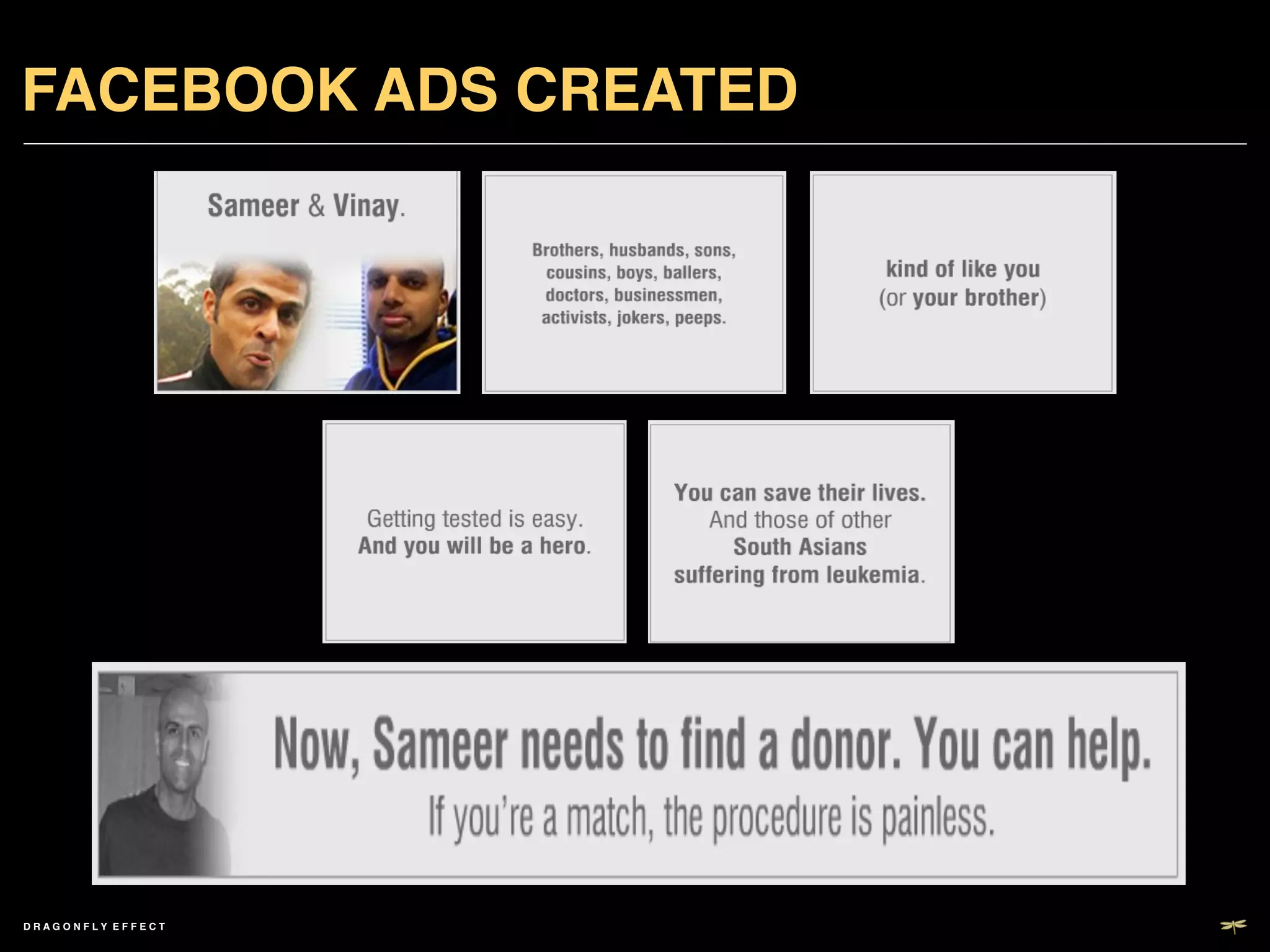 FACEBOOK ADS CREATED!




DRAGONFLY EFFECT   !
 