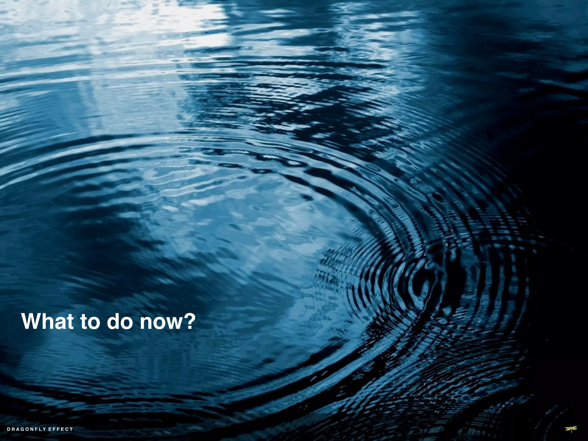 What to do now?!



DD R A G O N F L Y E F F E C T ! !
 RAGONFLY EF ECT
 